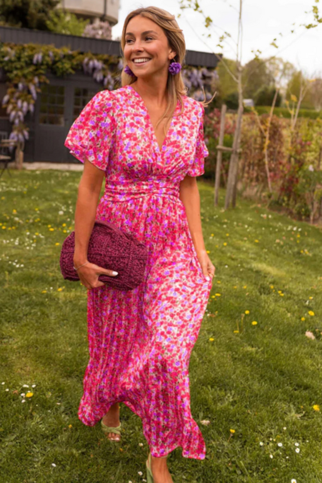 Maja | Blommig klänning