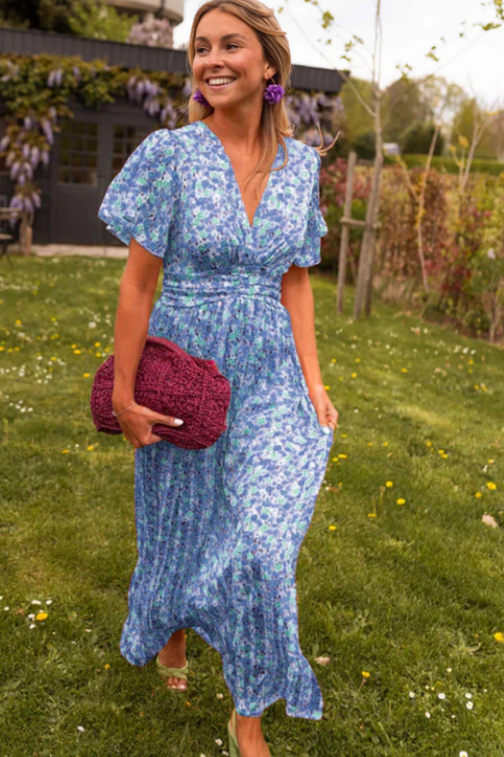 Maja | Blommig klänning