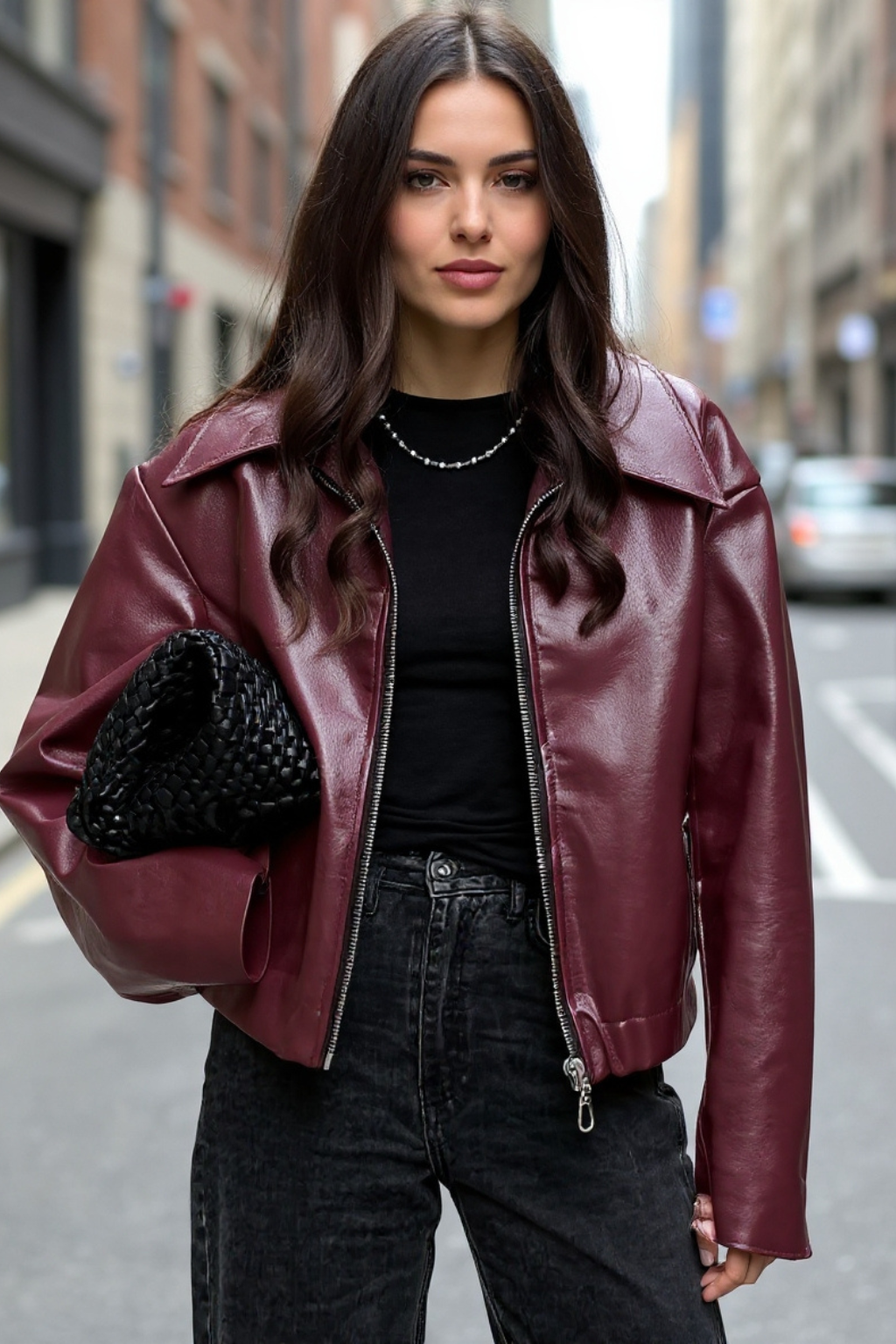 Elvira | Burgundy Jacka