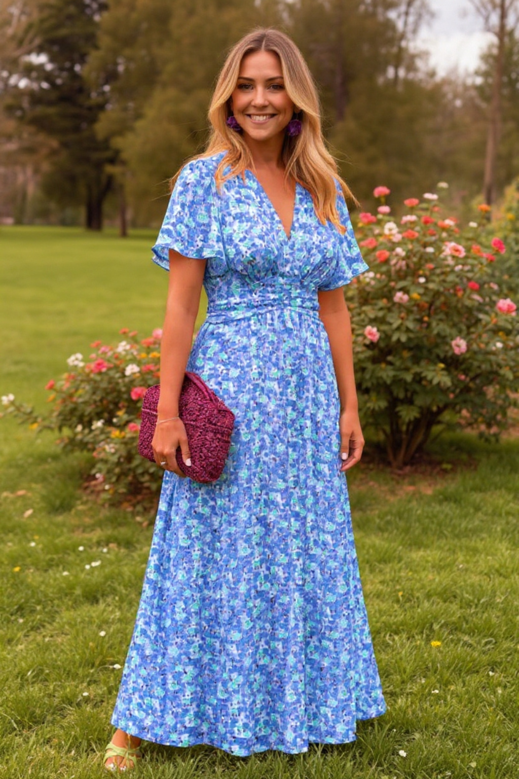 Maja | Blommig klänning