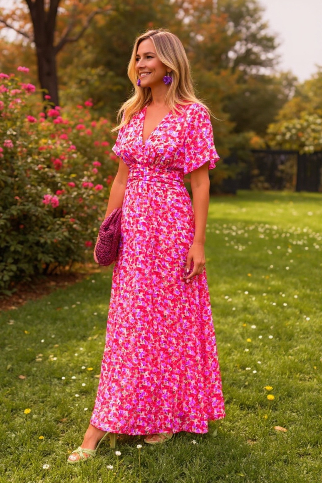 Maja | Blommig klänning