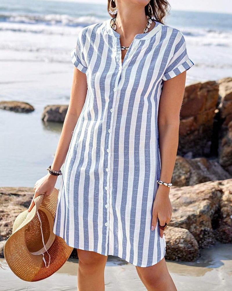 Freja | Elegant skjortklänning