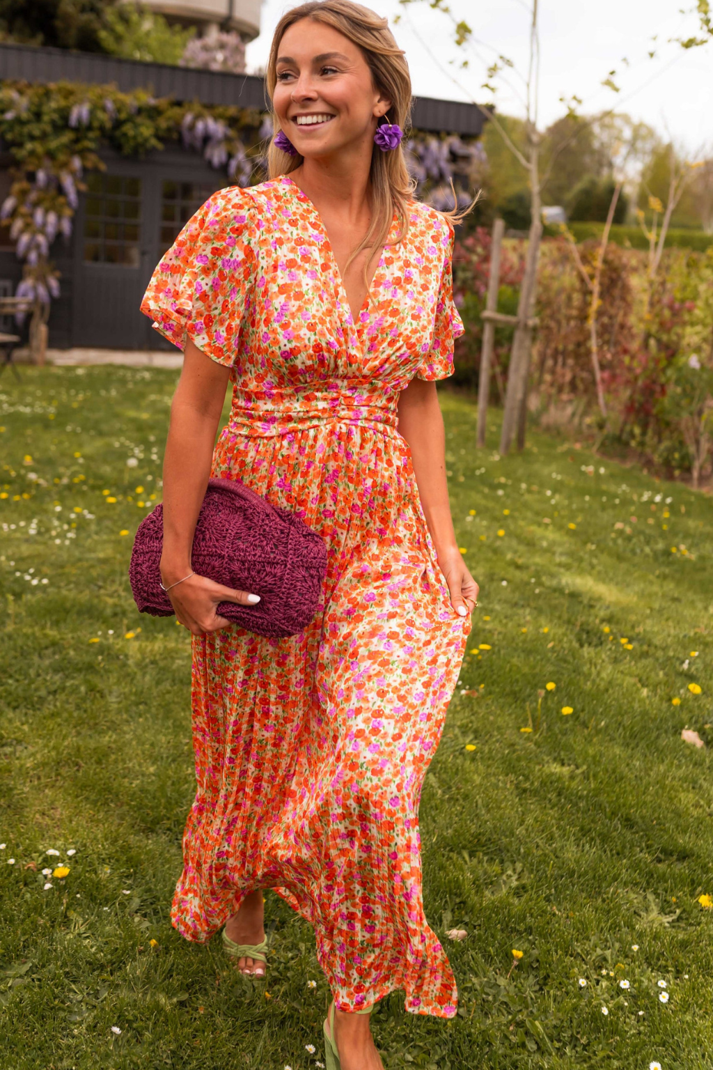 Maja | Blommig klänning