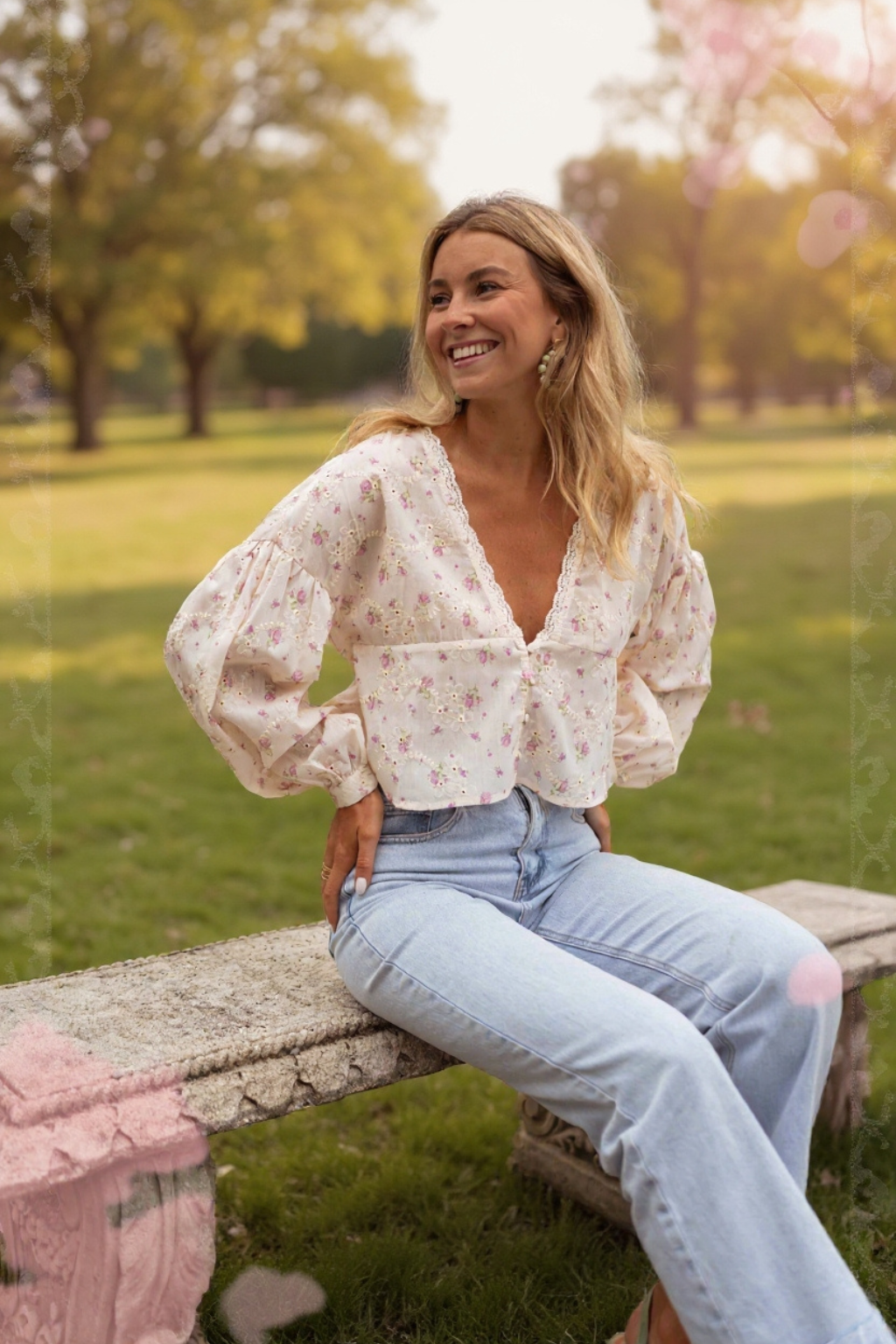 Élise| Fleur Blouse