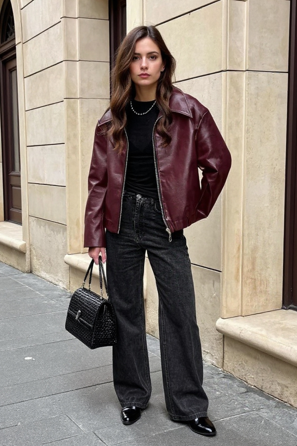 Elvira | Burgundy Jacka