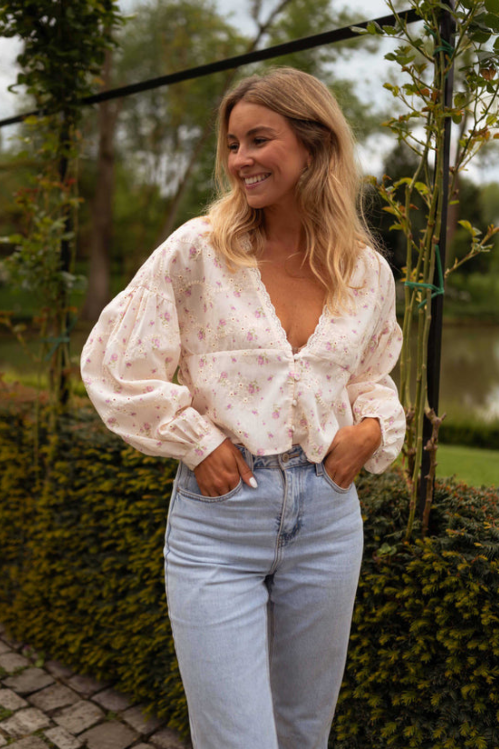 Élise| Fleur Blouse