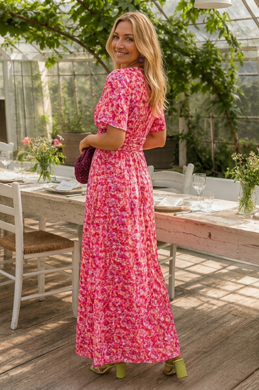 Maja | Blommig klänning
