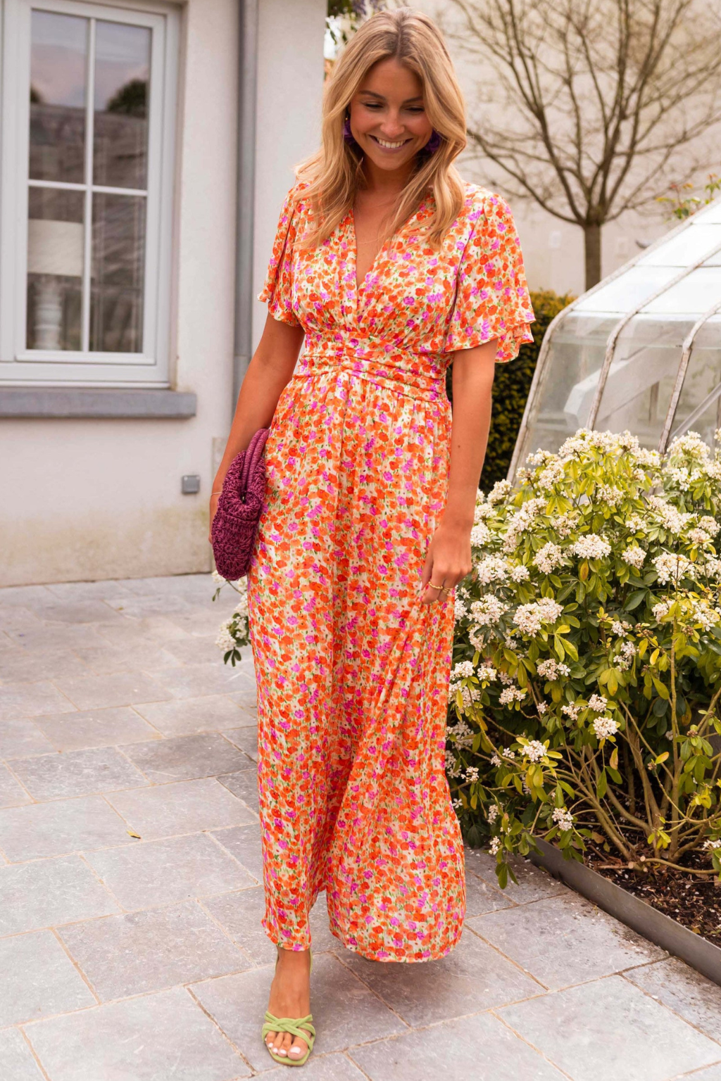 Maja | Blommig klänning