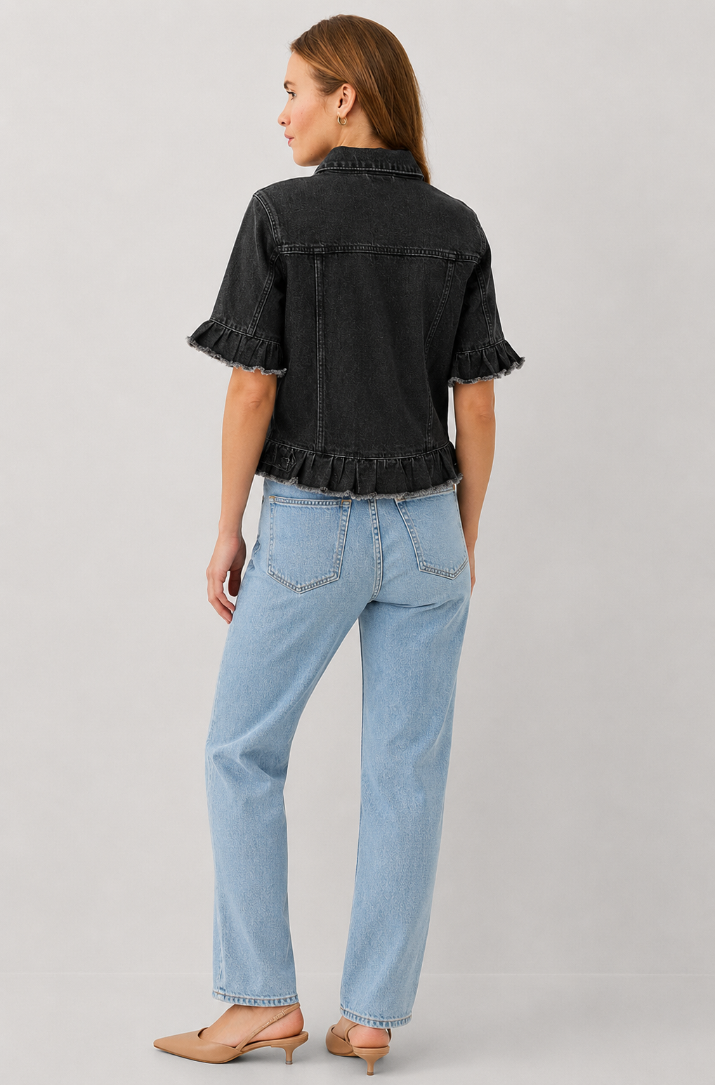 ELLA | Kortärmad jeansjacka