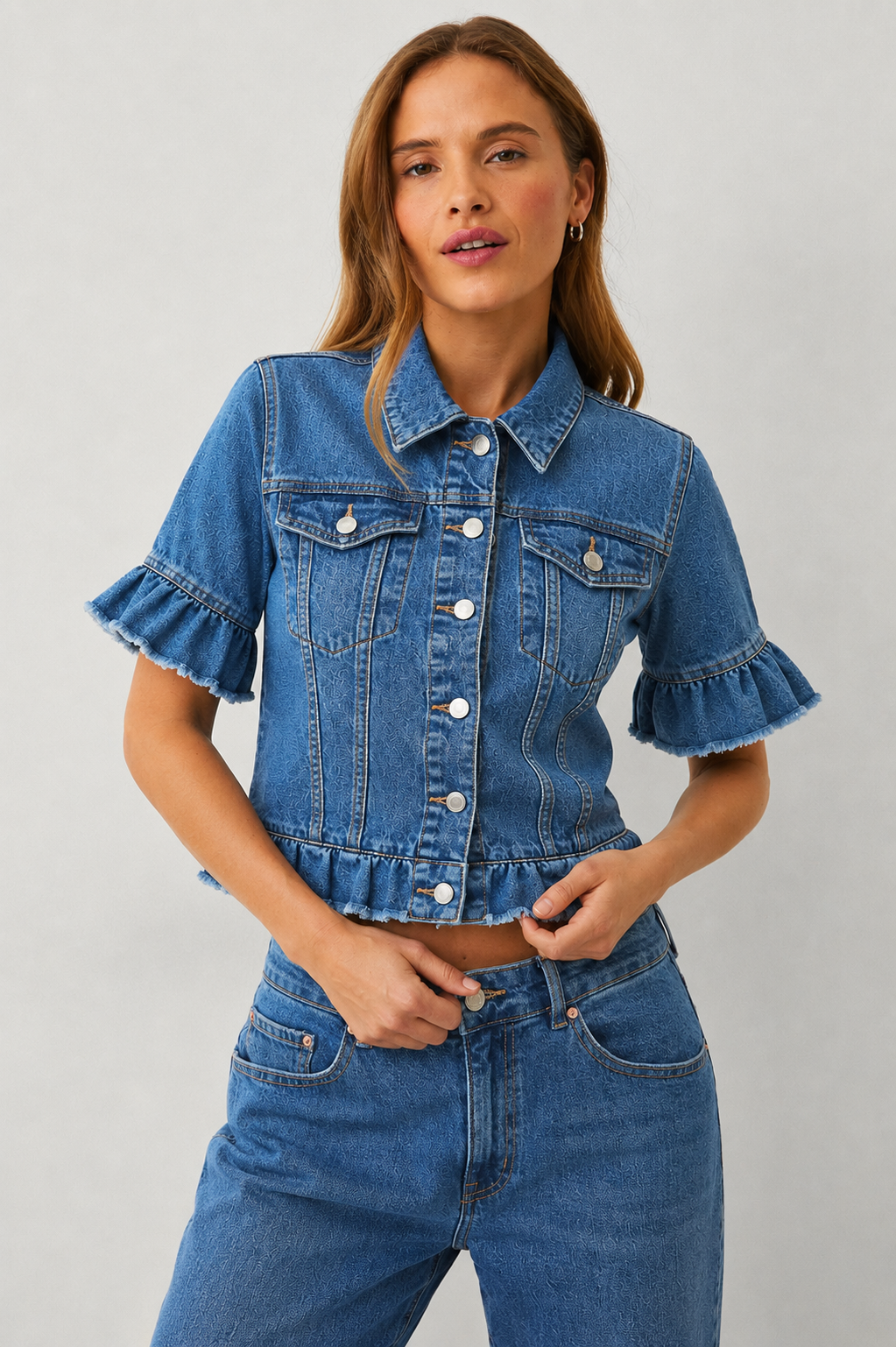 ELLA | Kortärmad jeansjacka