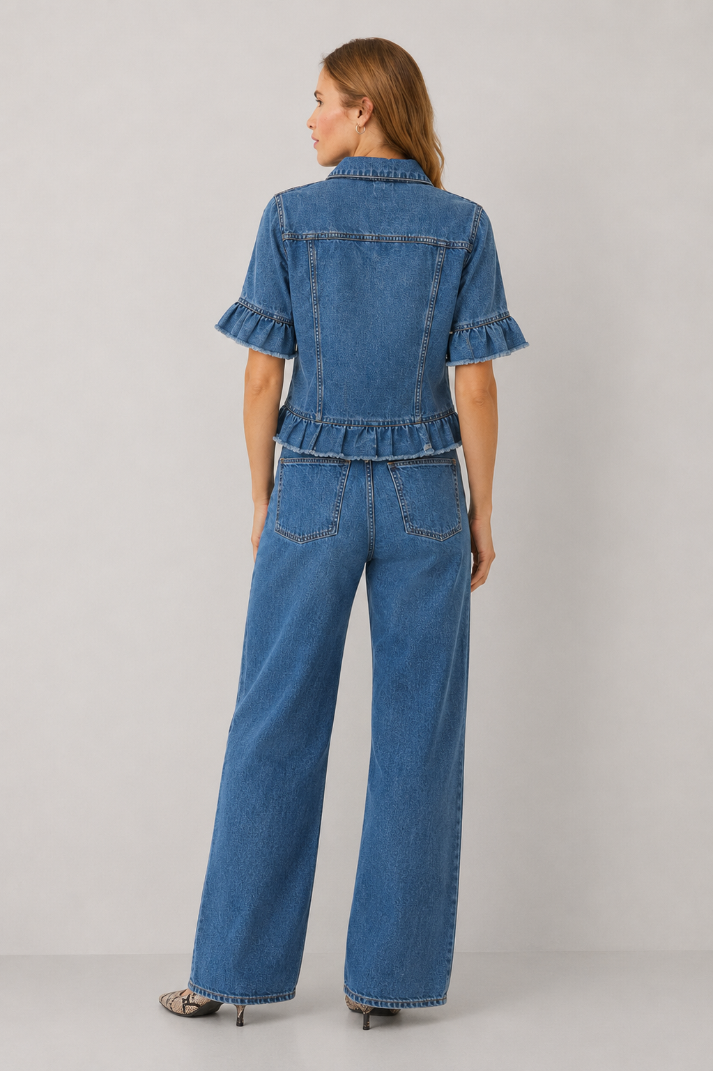 ELLA | Kortärmad jeansjacka