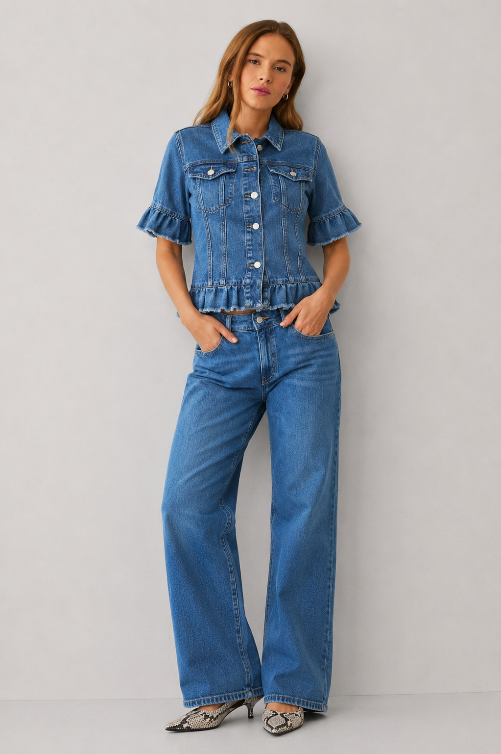 ELLA | Kortärmad jeansjacka