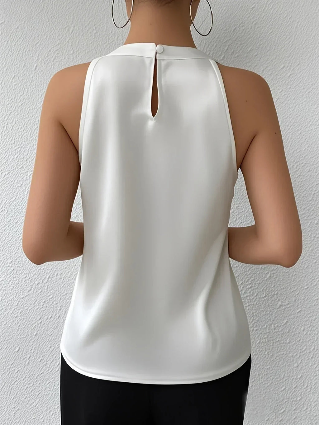 Maria | Elegant satinblus