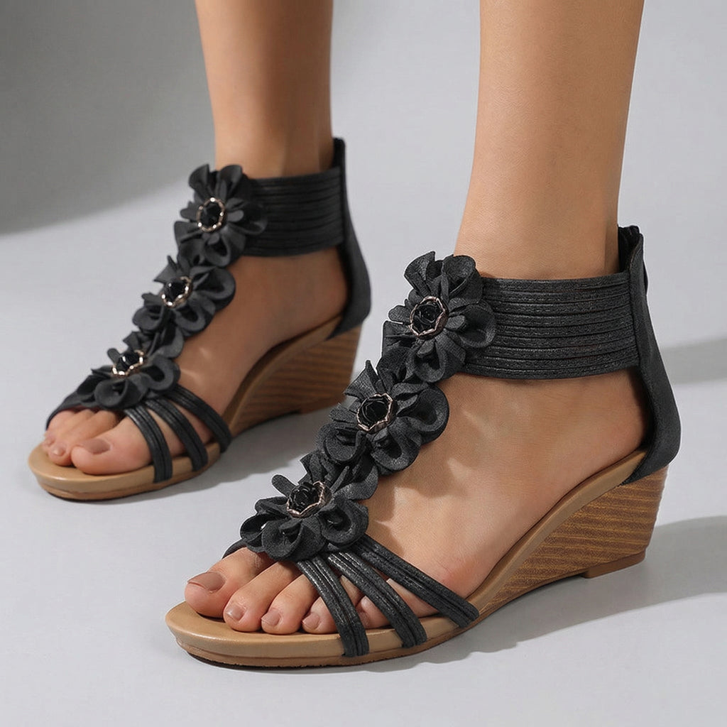 Flora | Blommig Sandal