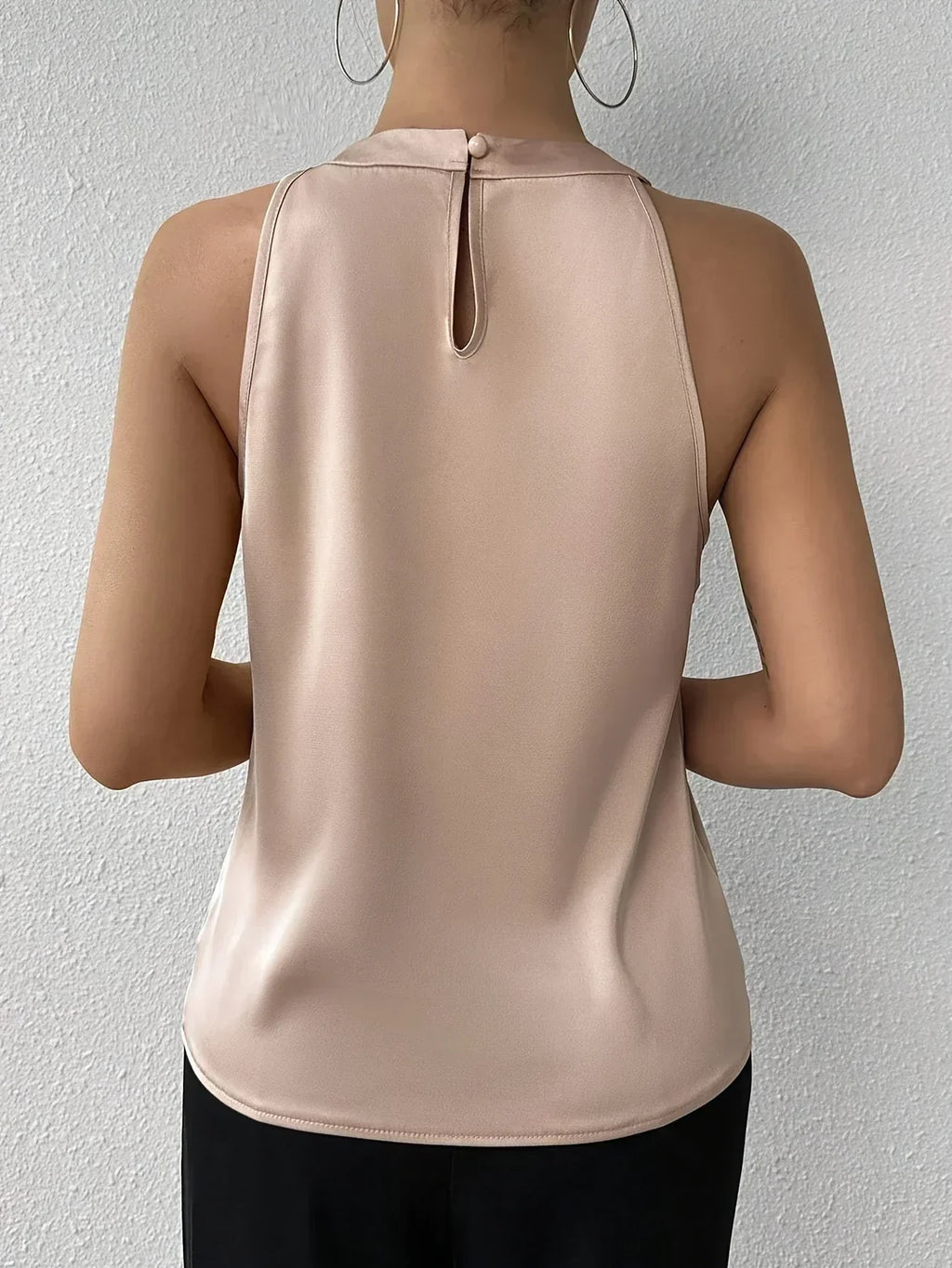 Maria | Elegant satinblus