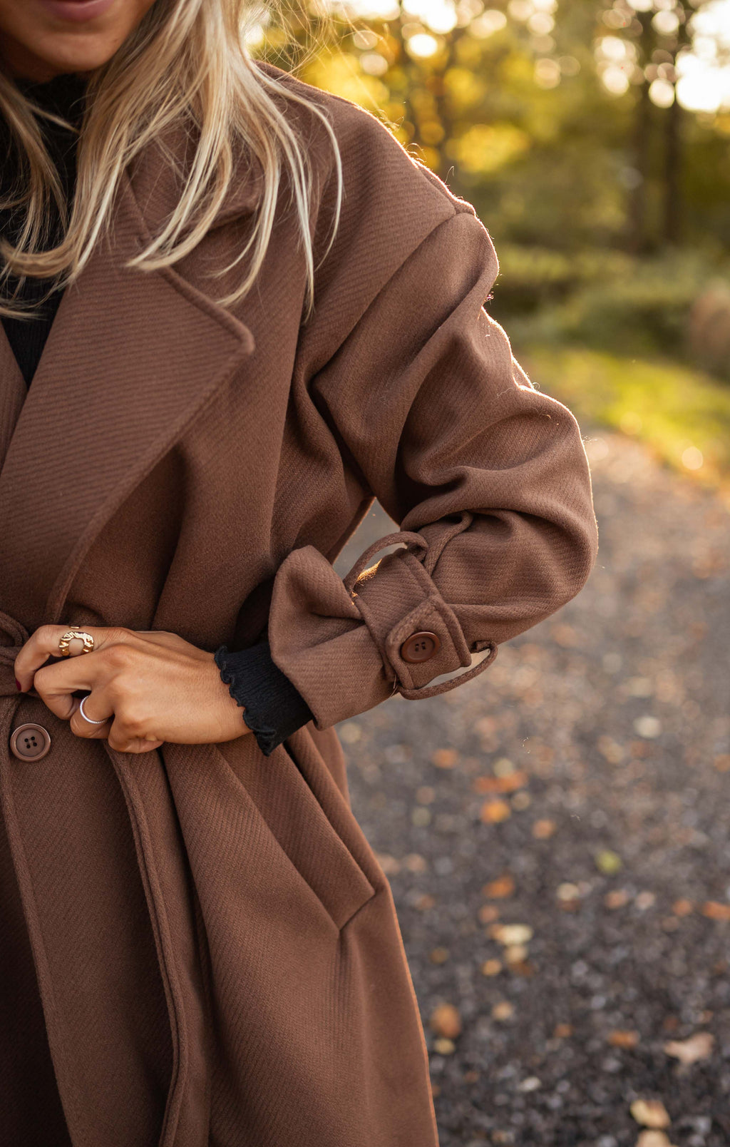 Sofia | Lång omlottkappa