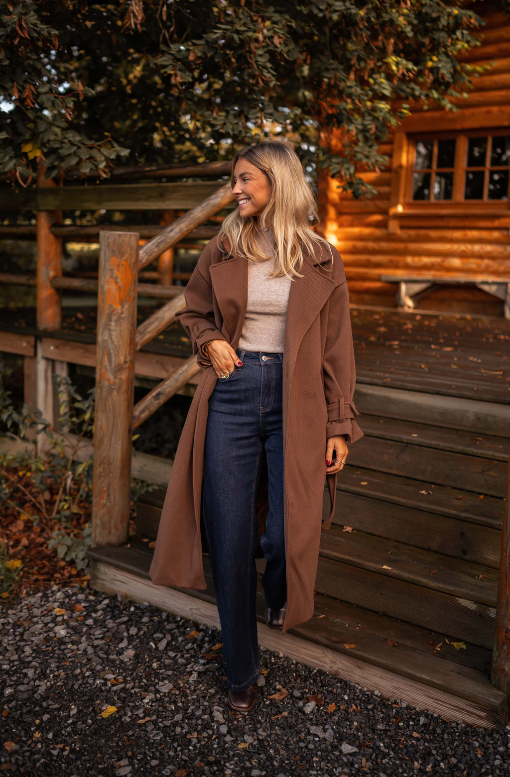 Sofia | Lång omlottkappa