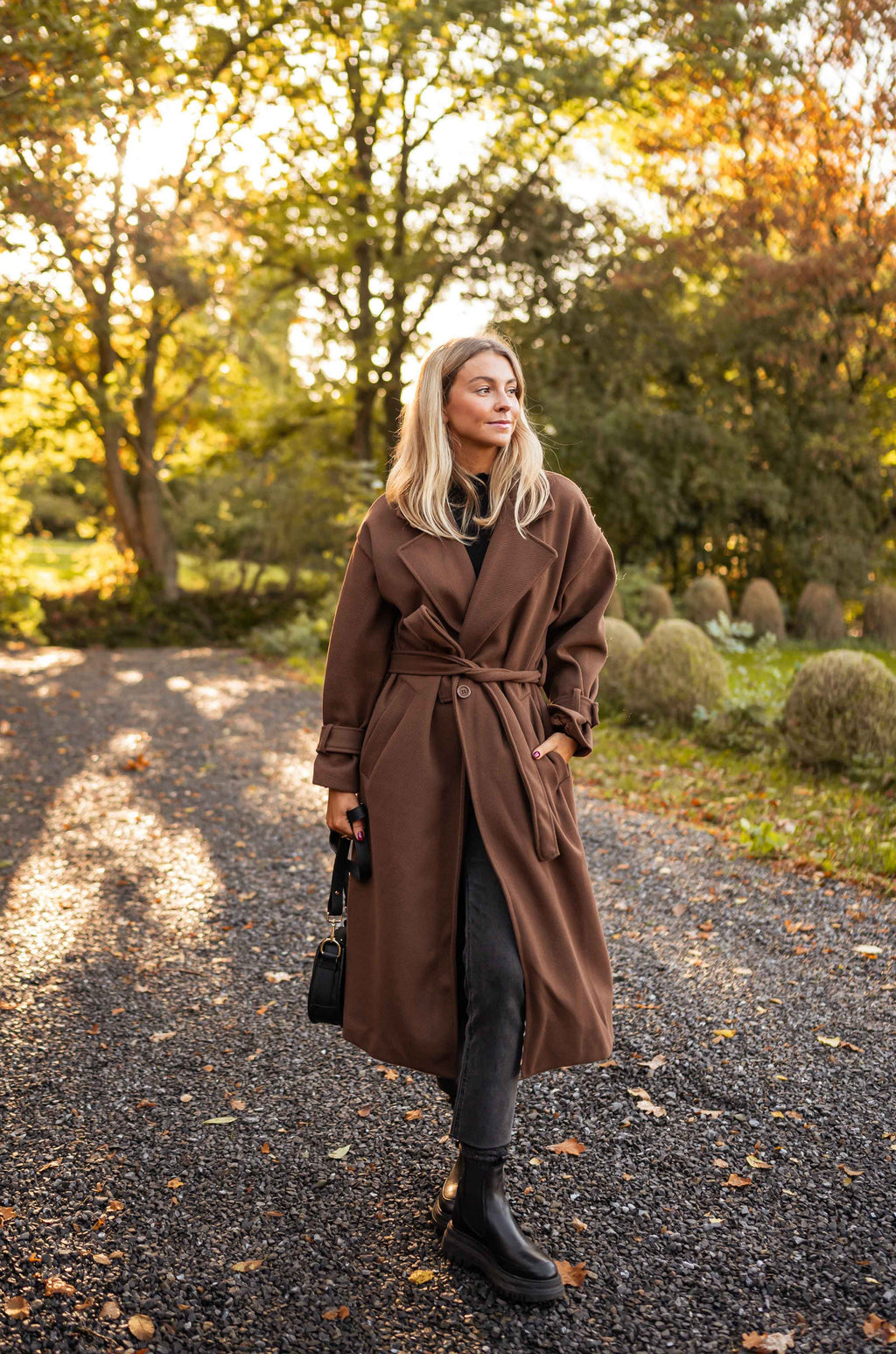 Sofia | Lång omlottkappa